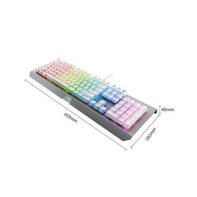 

Razer BlackWidow X Chroma Gaming Keyboard Floating Mechanical Keyboard RGB BacklightWhite