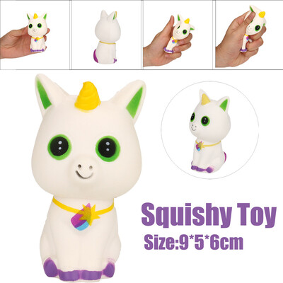 

Gotoamei Squeeze Unicorn Cat Cream Bread Scented Slow Rising Toys Phone Charm Gifts