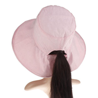 

Ladies Womens Cotton Wide Brim Sun Hat Summer Beach Holiday White Floppy Cap New