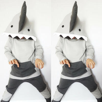

Toddler Kids Baby Boy Outfits T-shirt TopsLong Pants Tracksuit Clothes 2PCSSet