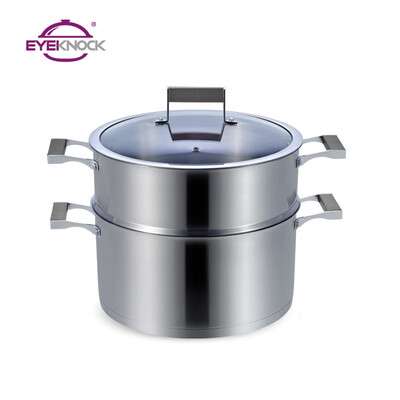 

Aino Emma series double-layer steamer with 1 layer steamer 30CM 304 stainless steel three-layer double bottom cooking dual-use E