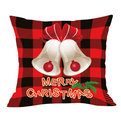 

〖Follure〗Christmas Series Printed Pillowcase Soft Decoration Cushion Cover Pillowcase