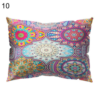 

Mandala Plaid Triangle Pillow Case Cushion Cover Sofa Bed Car Cafe Office Decor