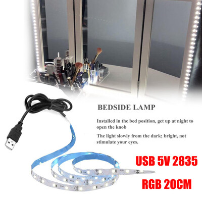 

Siaonvr USB 5V 2835 12SMD 20CM RGB LED Strip Light Bar TV Back Lighting Kit