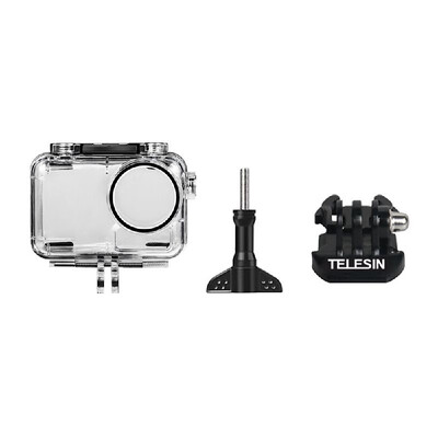 

TELESIN 40m131ft Sports Camera Waterproof Case Protective Diving Housing Shell Cover Underwater Photography Accessories for DJI O