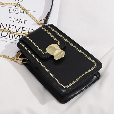 

Shangxinyang temperament 2019 new fashion hundred lap oblique satchel simple chic chain mobile phone bag