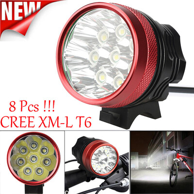 

Saidsome 18000 Lm 8x T6 LED 3 Modes Bicycle Lamp Bike Light Headlight Cycling Torch flashlight lamp