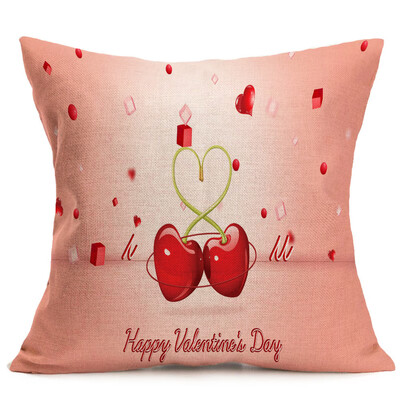 

Siaonvr Lovers Painting Linen Cushion Cover Throw Waist Pillow Case Sofa Home Decor A