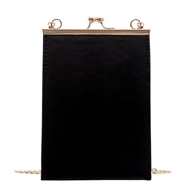 

Letter Print Square Shoulder Handbags PU Leather Women Chain Crossbody Bags