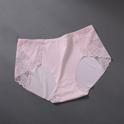 

Womens Lace Mid Waist Briefs Underwear Sexy Comfy Lingerie Knickers Underpants