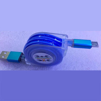 

Light Up Micro USB Charge Cable Retractable 2A Fast Charging Cord For Samsung Sony HTC