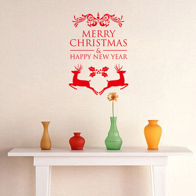 

〖Follure〗Merry Christmas Household Room Window Wall Sticker Mural Decor Decal Removable