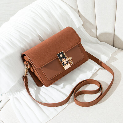 

Grinded small lady bag Chao small square bag fashion Korean version single shoulder chain Baitao oblique Bag ins