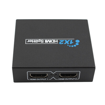 

1x2 2 Port HDMI Audio Video v13b 1080p Splitter Adapter for HD TV PS3 3D