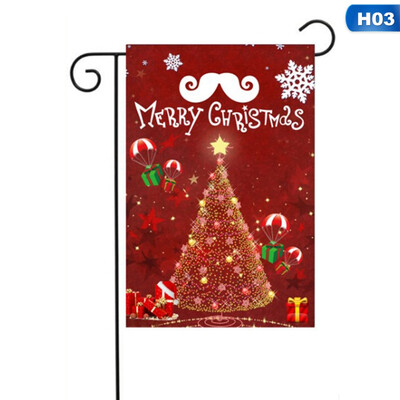 

Christmas Garden Flag Polyester Winter Flag Decor For Home Outdoor Yard