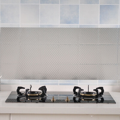 

Kitchen Aluminum Foil Oil Proofed Heat Resistant Self Adhesive Wall Sticker