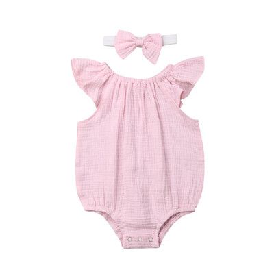 

Fashion Boy Girl Newborn Baby 100 Cotton Romper Sunsuit Jumpsuit Clothes Outfit