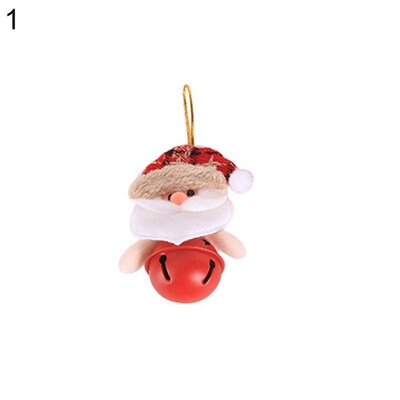

Christmas Santa Elk Snowman Bell Ornament Xmas Tree Show Window Party Home Decor