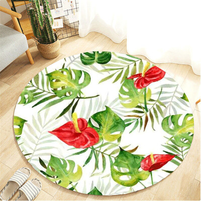 

Gobestart Botany Elements Blanket Round Bathroom carpet 55cm