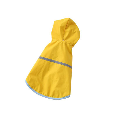 

Summer Outdoor Puppy Pet Rain Coat with Reflective Stripe -XL Hoody Waterproof Jackets Raincoat for Dogs Cats Apparel Clothes