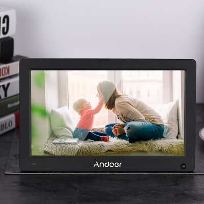

Andoer 116 Inch Digital Photo Frame IPS Full View Screen Eletronic Picture Album High Resolution 192012801610 Support 1080P H