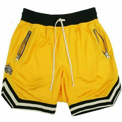 

Mens Athletic Jersey 2 Pocket Mesh Shorts Gym Workout Basketball Fitness Fashion
