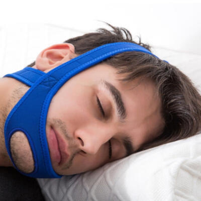 

Anti Snore Chin Strap Stop Snoring Snore Belt Sleep Apnea Chin Support Strap for Woman Man Health