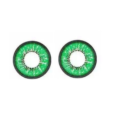 

1Pair Colored Round Big Eyes Circle Makeup Contact Lenses Halloween Decoration