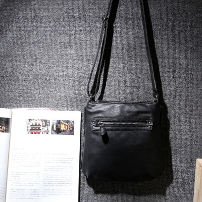 

Tailored Lady Women Handbag Shoulder Bags Tote Purse Leather Messenger Bag Black