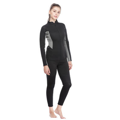 

Outdoor 3mm Female Wetsuit Long Sleeve Split Body Diving Surfing Wetsuit