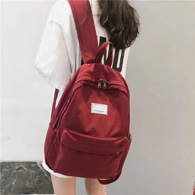 

Insfeng schoolbag girls Korean version of High School Girls Backpack Baitao college students Mori Chao shoulder bag Girls Fashion