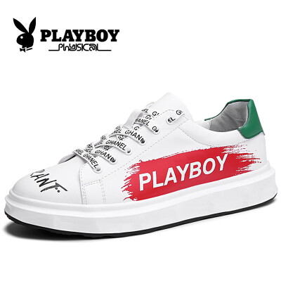 

Playboy PLAYBOY mens Korean version of the wild wild casual shoes low to help CX39493 black 40