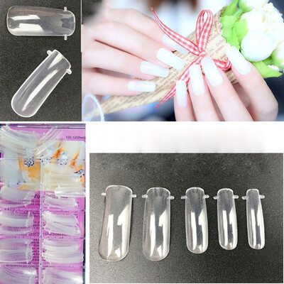 

Toponeto 120Pcs Creative DIY Nail Extended Fake Patch Ultra-thin Sequins Prevent Scratche