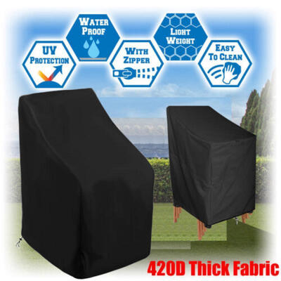 

Waterproof High Back Patio Single Chair Cover Outdoor Furniture Protection