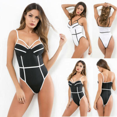 

Summer Sexy Womens Lady Push Up Jumpsuit Romper Night Wear Swimwear One Piece CA