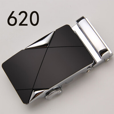 

Fashion Mens Business Alloy Automatic Buckle Unique Men Plaque Belt BucklesRatchet Men 35cm Apparel Accessories GH20