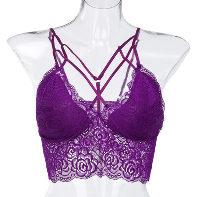 

Toponeto Women Plus Size Vest Crop Wireless Bra Lingerie Sexy Lingerie Underwear Camisole