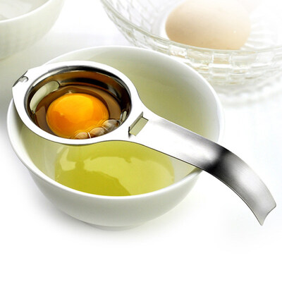 

Handheld Egg Divider Stainless Steel Yolk Separator Sieve Kitchen Cooking Tool