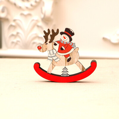 

Siaonvr Christmas Decorations Christmas Wooden Pendant Bow Wooden Tag