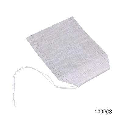 

100pcs Empty Teabags String Heat Seal Filter Paper Herb Tea Bag 55 x7CM