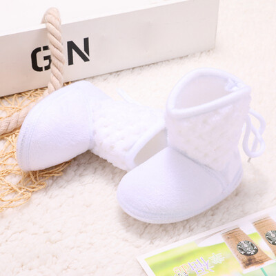 

Toddler Warm Boots Newborn Baby Toddler Boy Girl Soft Sole Crib Shoes Warm Boots Prewalker 0-18M