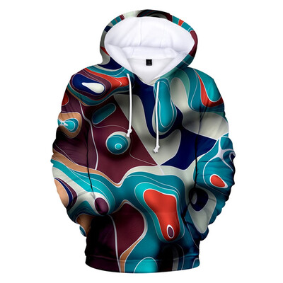 

Toponeto Unisex Mens 3D Printing Creative Round Neck Casual Long Shirts Top Blouse