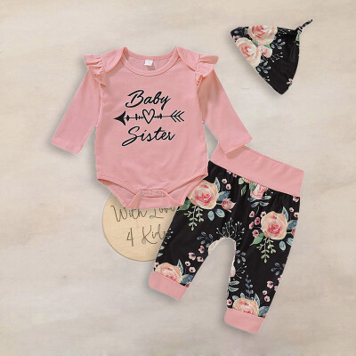 

Newborn Baby Girls Clothes Romper Jumpsuit Floral Pants Leggings Outfit Set