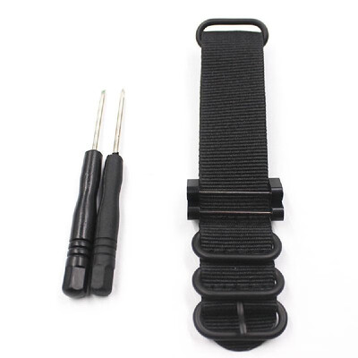

Watch Band Nylon 24mm Replacement for Suunto Core Essential Textile Weave Strap Canvas Kit Adapter Loctite Screw Tools