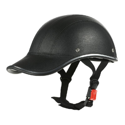 

Motorcycle Helmet Half Face Baseball Cap Style with Sun Visor