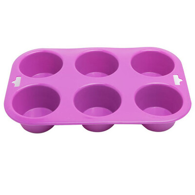 

6HolesMultifunctionalSiliconeCakeBakingMoldsTrayReusableStorageContainerChildrenFoodBox