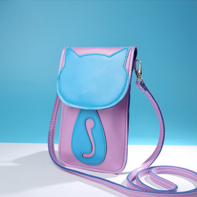 

1Pcs Cross-Body Touch Screen Cell Phone Wallet Shoulder Bag Leather Pouch Case