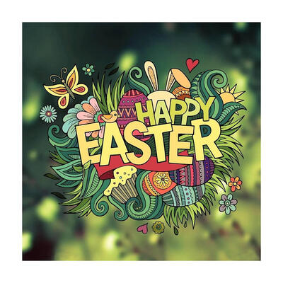 

5D DIY Full Drill Diamond Painting Happy Easter Cross Stitch Embroidery Kit