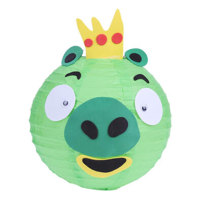 

Children DIY Cartoon Lantern Nursery Round Handcrafted Paper Lantern