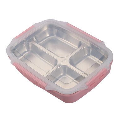 

Three-Four Grid 304 Stainless Steel Covered Canteen Lunch Box
